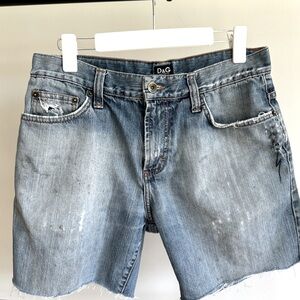 Dolce & Gabbana cut off Jean shorts 32” waist.